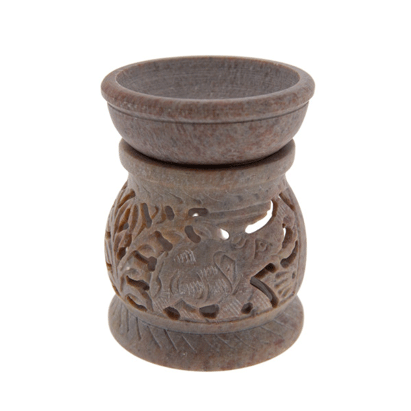 Aromalampe Raja aus Naturspeckstein