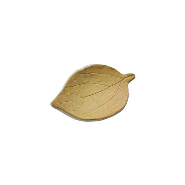 Duftstein - Blatt - aus Terracotta lasiert