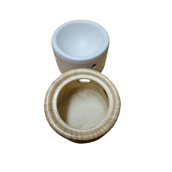 Aromalampe - Entspannung - 2 teilig aus Keramik