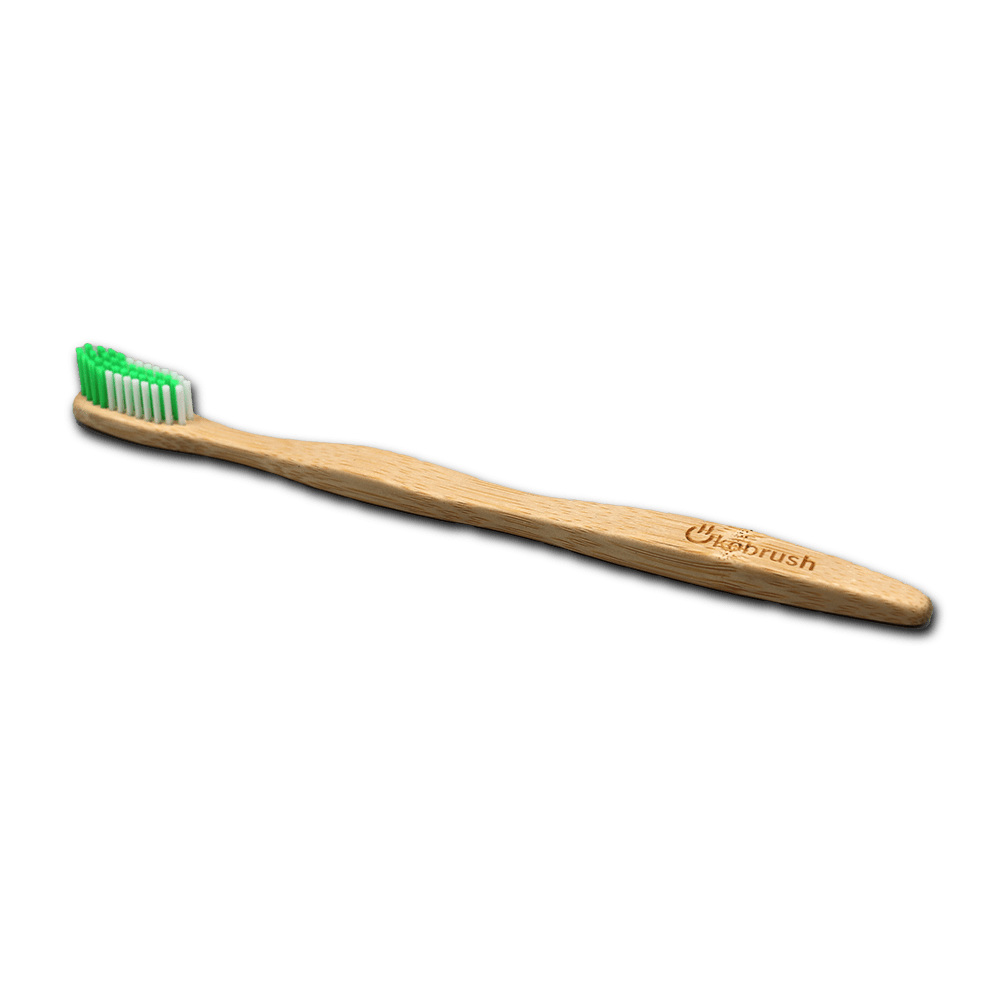 Bambuszahnbürste „Ökobrush“ grün – mittel