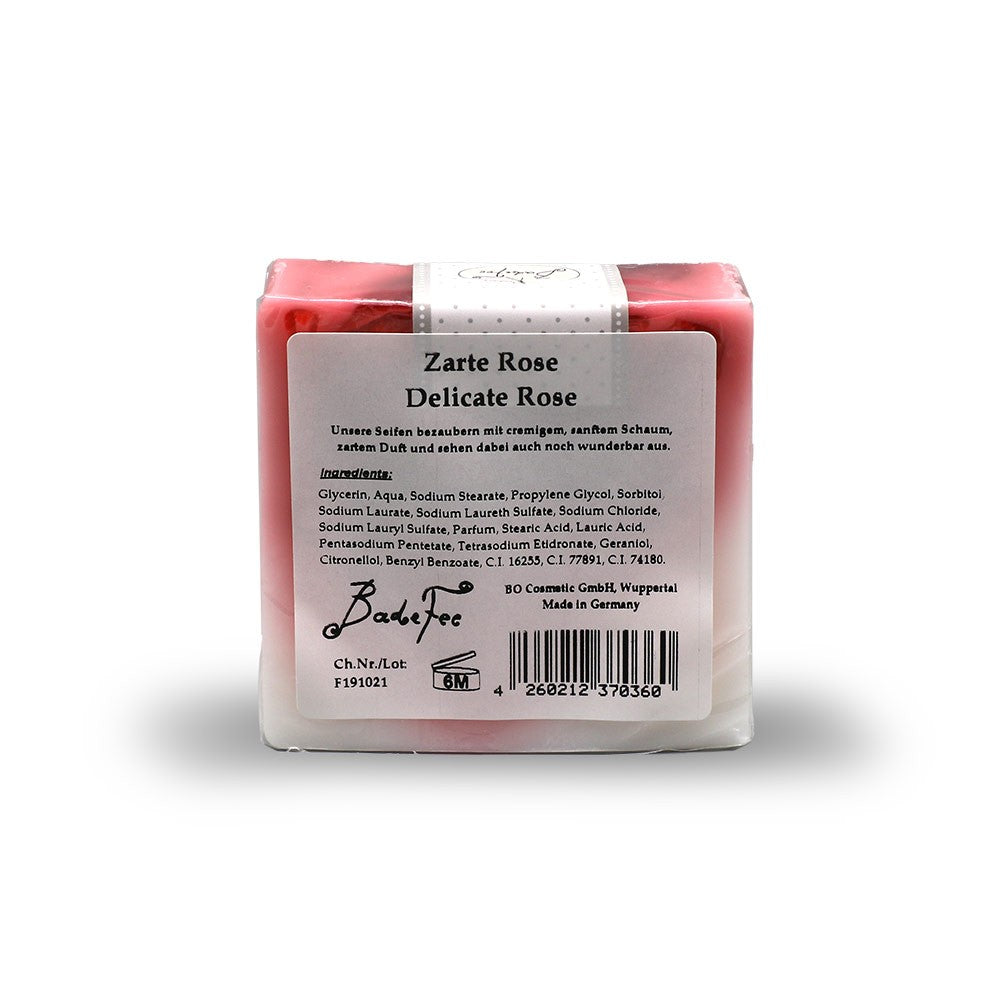 BadeFee Glycerinseife „Zarte Rose“ 100g