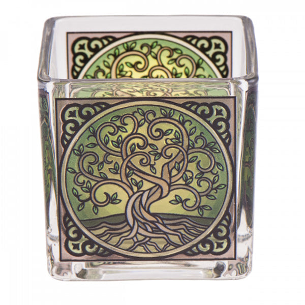 Teelichtglas / Teelichthalter „Yggdrasil“