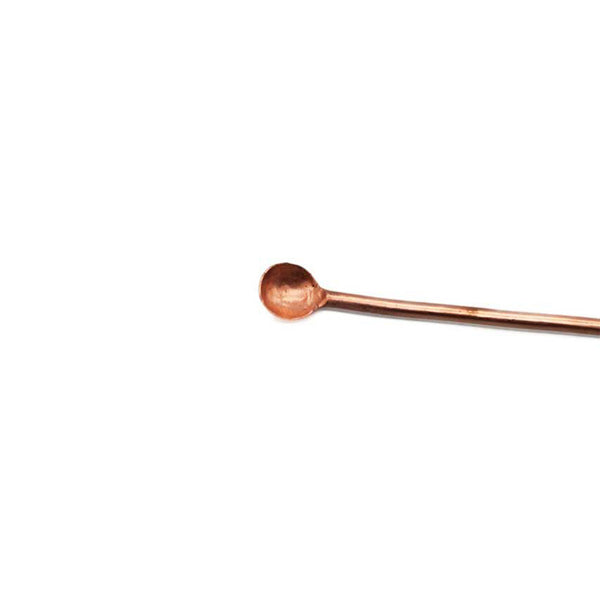 Räucherlöffel aus Kupfer in lang ca. 17,5cm