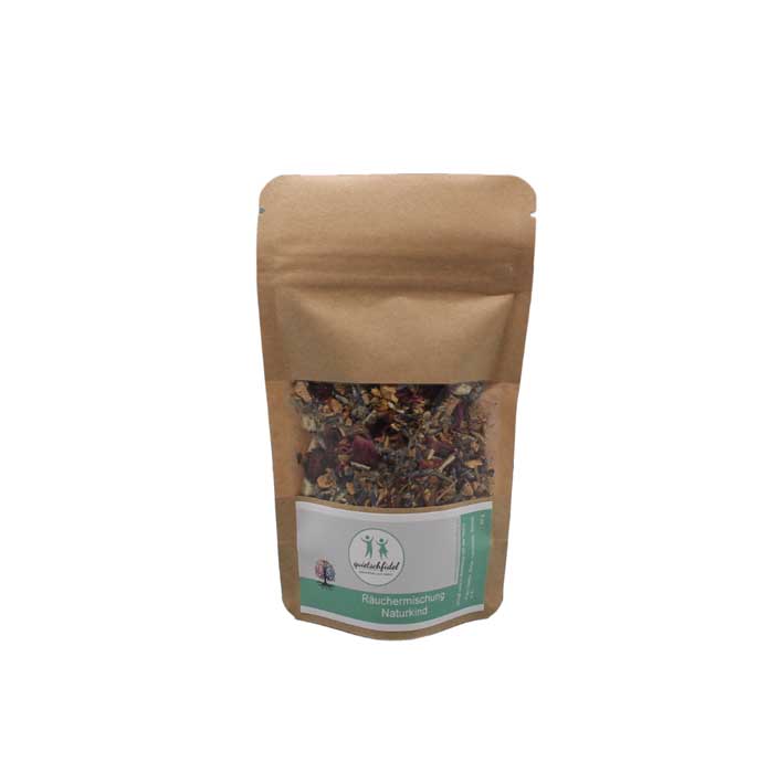 Räuchermischung Naturkind mit Palo Santo, Rose, Lavendel, Beifuß u.a. 20g