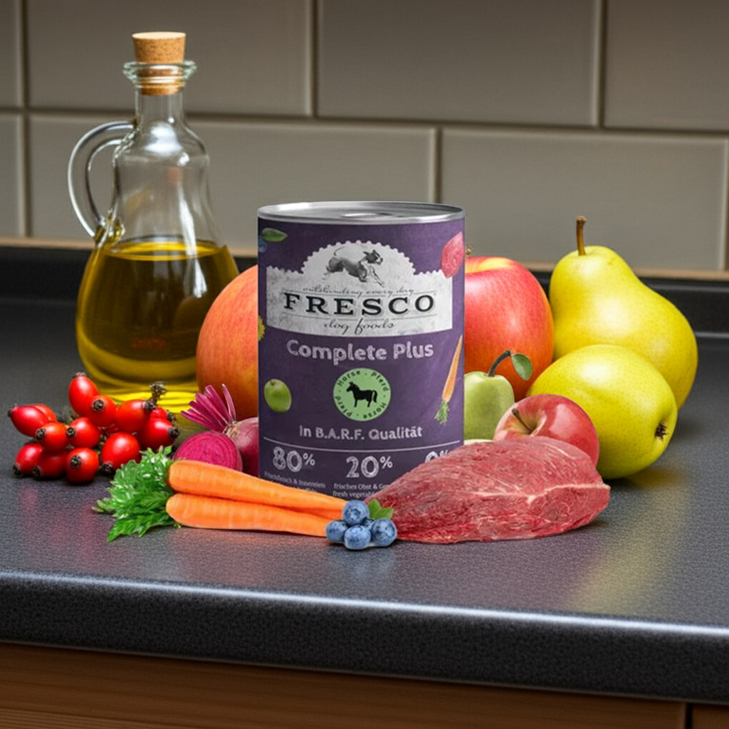 FRESCO - Complete Plus Pferd, haltbares BARF, 1x800g