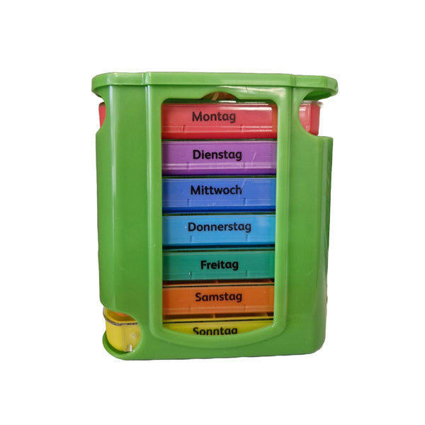 Tablettenspender Tablettenbox 7 Tage mit je 4 Fächern