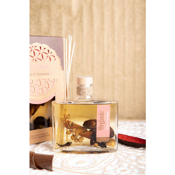 Rose und Geranie Organic Reed Diffuser