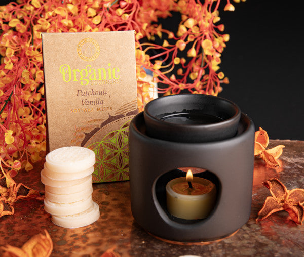Wachstaler für Aromalampen – Blume des Lebens Patchouli–Vanille SC-383