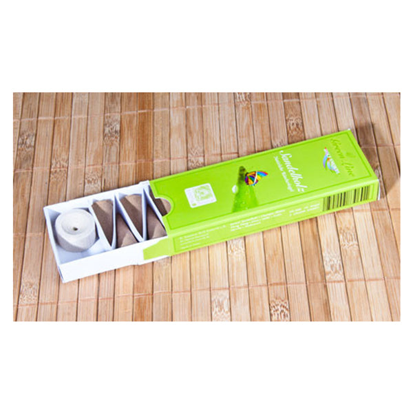 Sandelholz Räucherkegel - Green Line 16 g (10 Kegel)