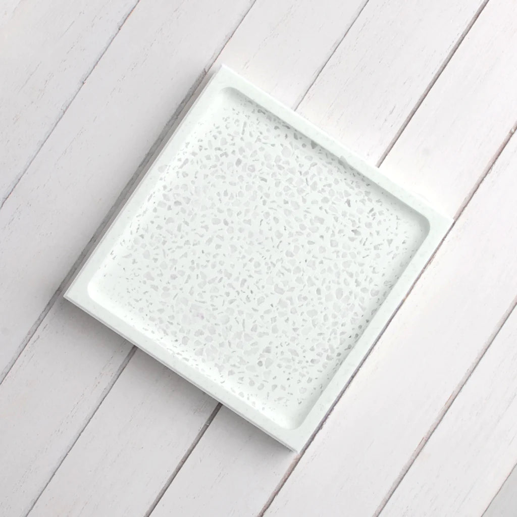 Seifenschale eckig in grün