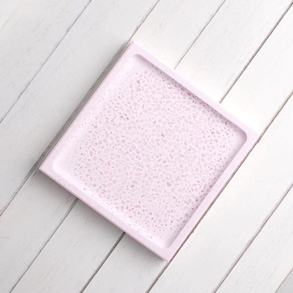 Seifenschale eckig in rosa