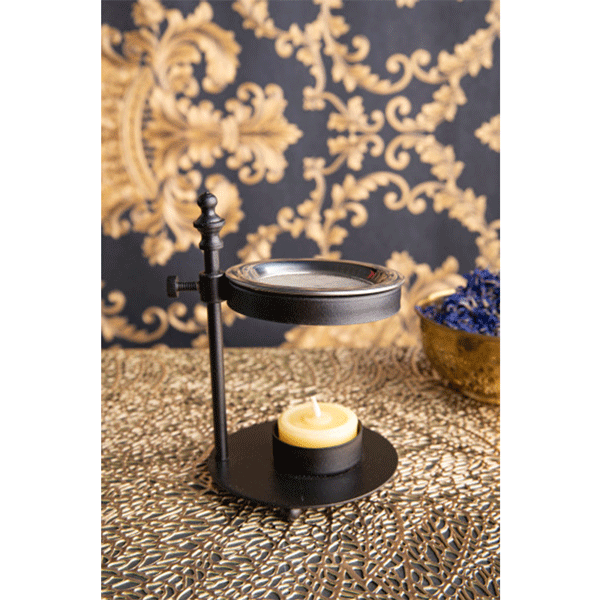 Siebgefäß Räuchergefäss Laya höhenverstellbar aus pulverbeschichtetem Eisen