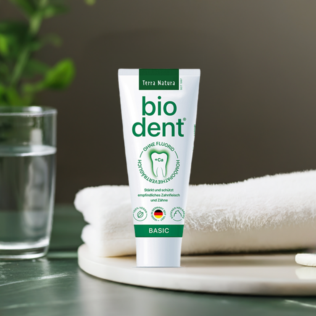 Biodent Zahnpasta Basic ohne Fluorid 75 ml Tube