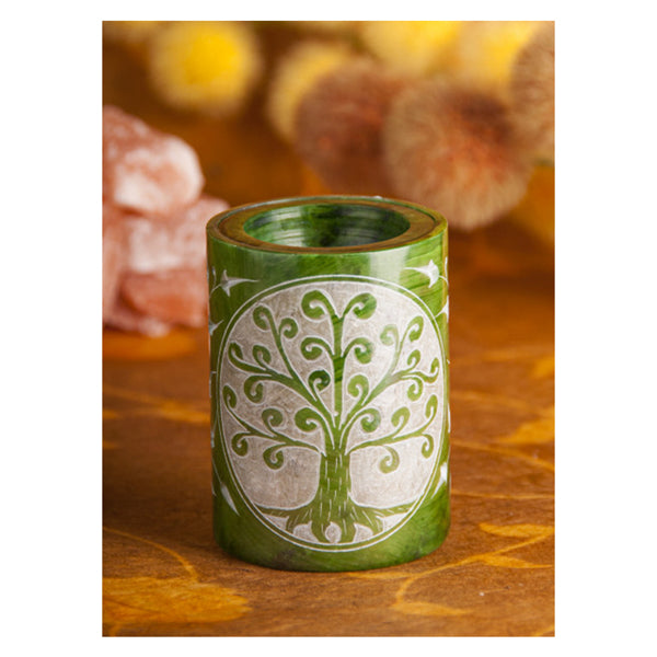 Aromalampe - Yggdrasil - Zylinder in grün