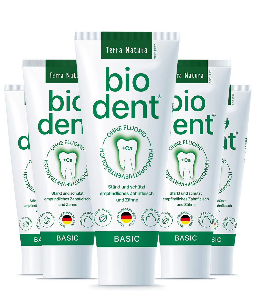 terra natura biodent basic zahncreme 5 Stück