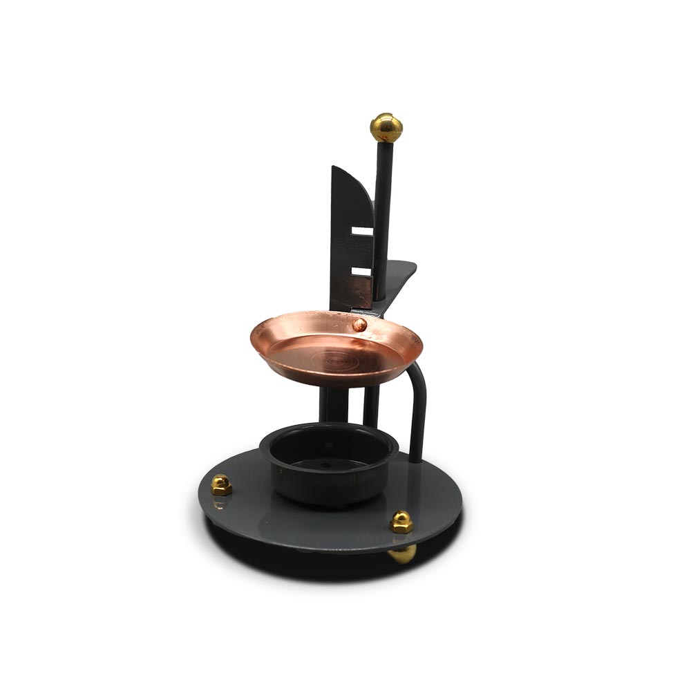 Weihrauchbrenner „höhenverstellbar“ mit Kupferpfanne