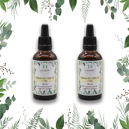 Vitamin D3 mit K2 MK7 all-trans 1000 i.E. 50 ml Tropfen