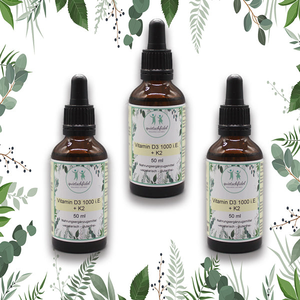 Vitamin D3 mit K2 MK7 all-trans 1000 i.E. 50 ml Tropfen