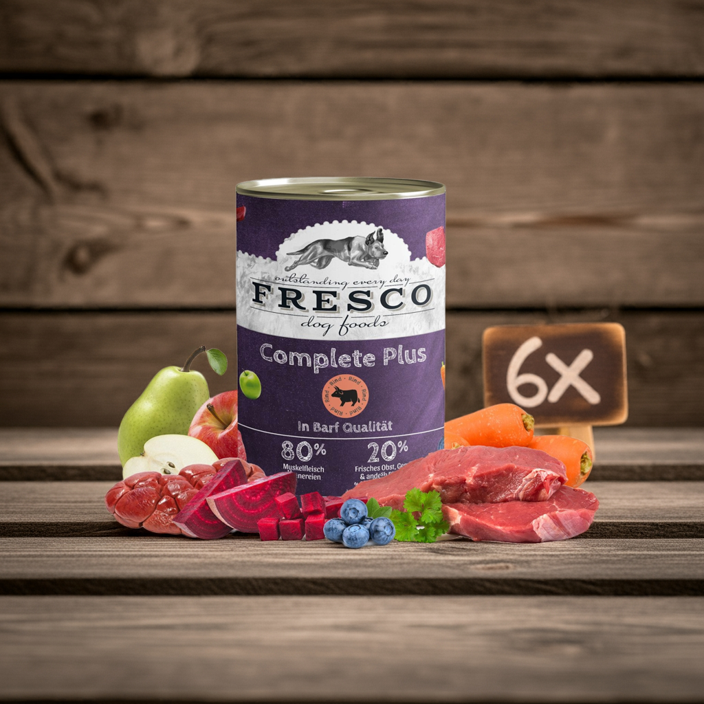 FRESCO - Complete Plus Rind (haltbares B.A.R.F.) 6x400g