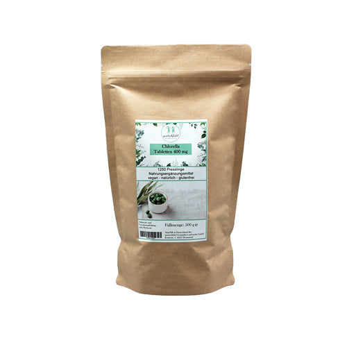 Chlorella Algen vulgaris 1250 Presslinge im Beutel