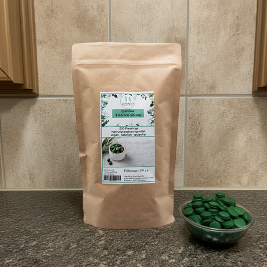 Spirulina platensis – 1250 Presslinge im Beutel