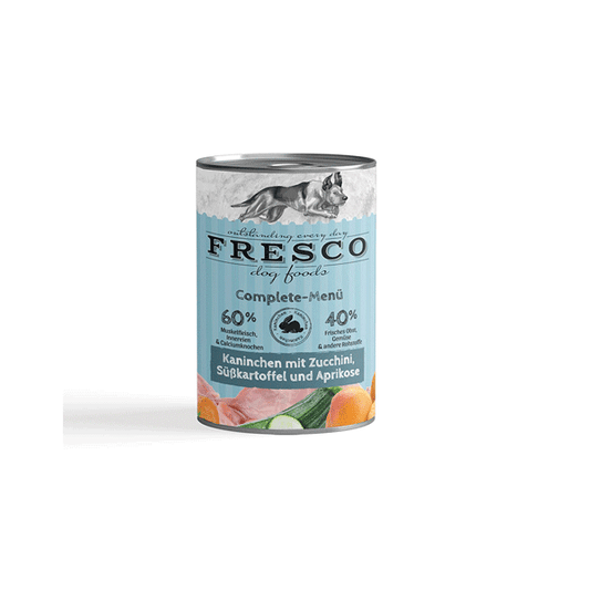 FRESCO Complete-Menü Kaninchen mit Zucchini, Aprikose und Borretsch