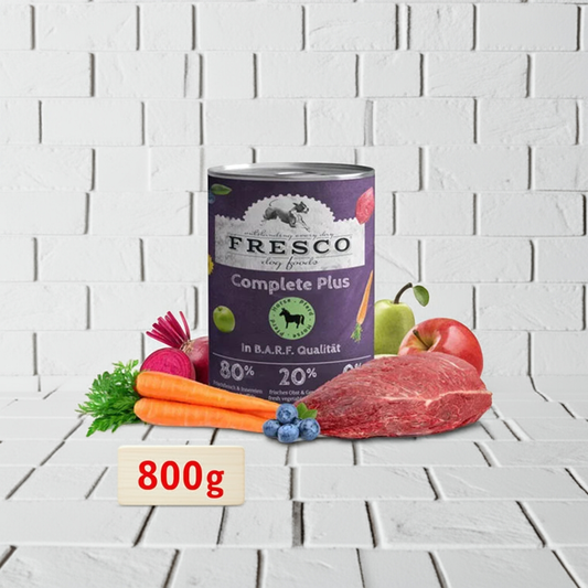 FRESCO - Complete Plus Pferd, haltbares BARF, 1x800g
