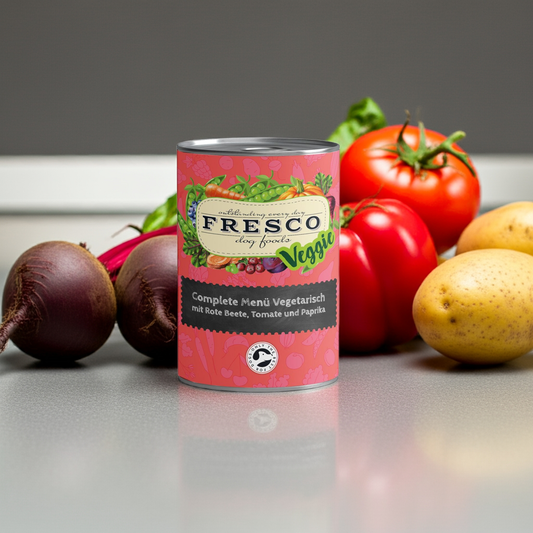 FRESCO Complete - Menü Vegetarisch mit Rote Beete, Tomate und Paprika (haltbares B.A.R.F.) 1x400g