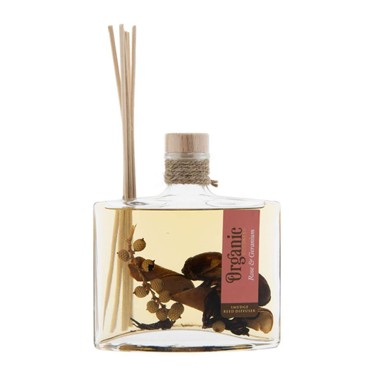 Rose und Geranie Organic Reed Diffuser Raumduft