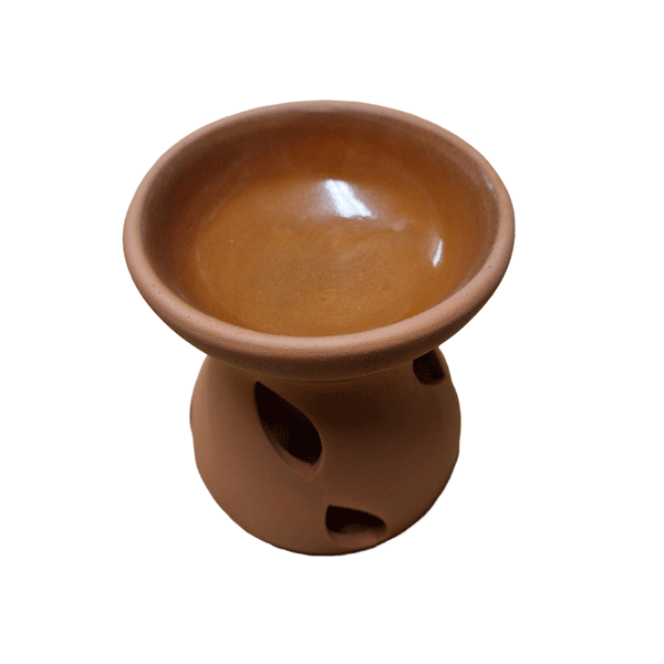 Duftlampe "Terra" aus Terracotta