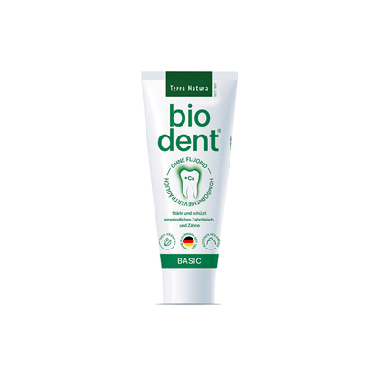 Terra Natura Biodent Zahnpasta Basic ohne Fluorid 75 ml Tube