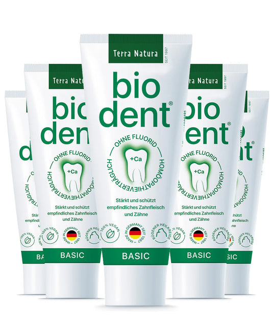 terra natura biodent basic zahncreme 5 Stück