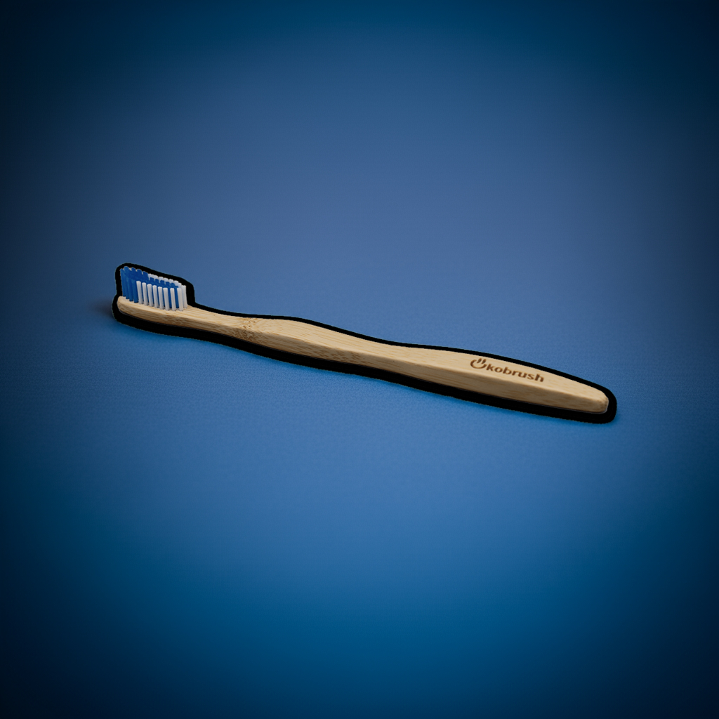 Bambuszahnbürste „Ökobrush“ blau – weich
