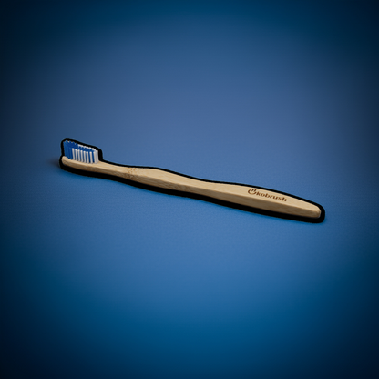 Bambuszahnbürste „Ökobrush“ blau – weich