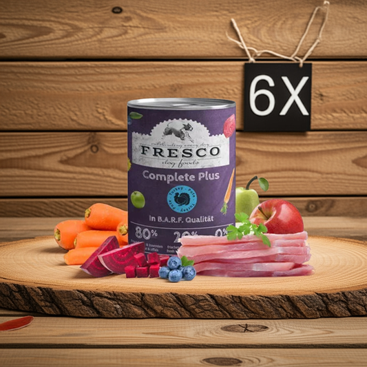 FRESCO - Complete Plus Pute (haltbares B.A.R.F.) 6x400g