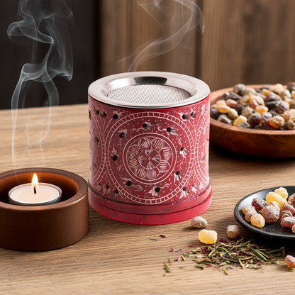 Siebgefäß „Gita“ in rot